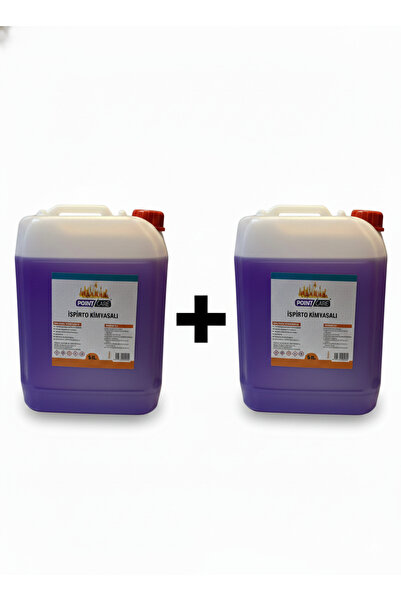 Point 2 Adet 5 Litre %98 Mavi Renk Kokusuz Ispirto Kimyasalı 10 Lt