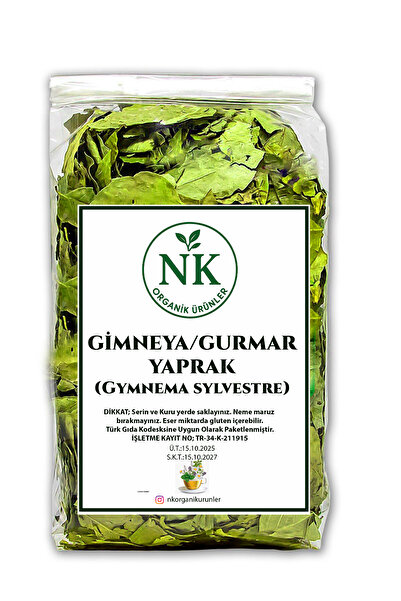nk organik Gimneya (Gurmar) Yaprak Yeni Hasat 500gr