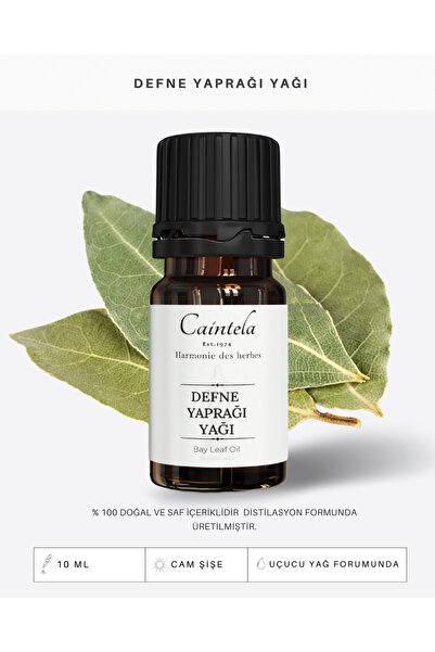 caintela Defne Yaprağı Yağı 10 ml - Arındırıcı ve Gözenek Sıkılaştırıcı %100 ...