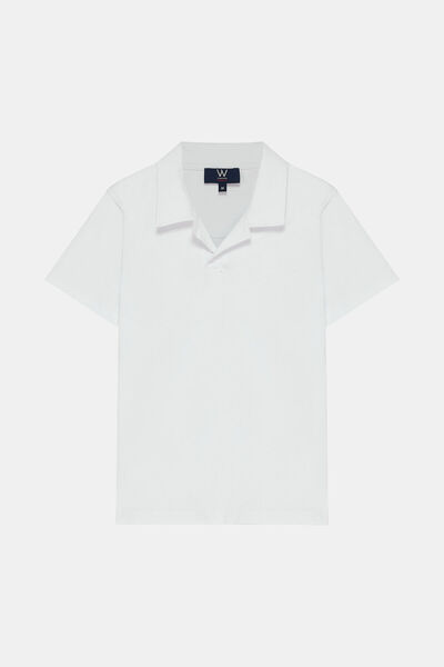 W Collection WHITE POLO NECK T-SHIRT