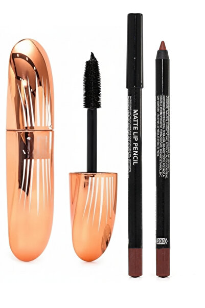 Femmelogy Hacim Veren Maskara ve Dudak Kalemi Seti Çarpıcı Bakışlar Kusursuz ...