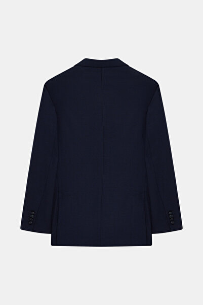 W Collection Dark Blue Buttoned Jacket