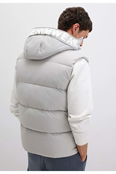 Mavi 0110089 Hooded Inflatable Men's Vest Gray