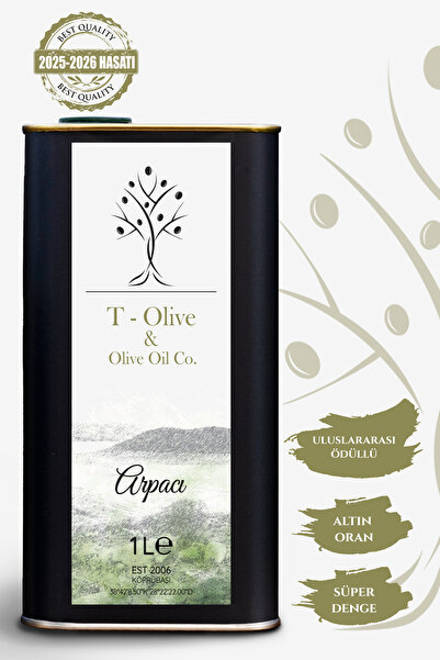 T Olive&Olive Oil Co. Arpacı Blend Natürel Sızma Zeytinyağı 1 L