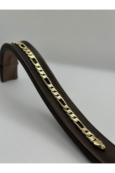 XUPING JEWELRY 14K UNISEX KUYUMCU MODEL KARARMAZ AYARLANABİLİR 21CM BİLEKLİK