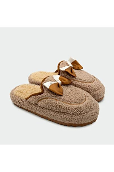 Auris PW Fiyonklu Peluş Ev Terliği