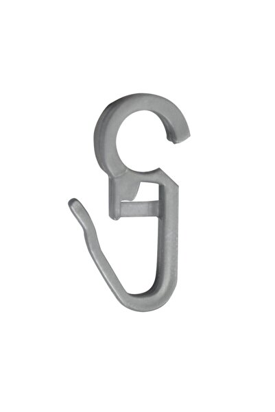 Tamiret Culoare gri Agrafă pentru perdea rustică Cârlig pentru perdea 25 buc