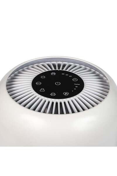 EvoAir Purificator de aer Evoair, Yuvo, Lampă UV, True Hepa, Funcție Polen/Animale, Lumină Ambientală, Alb