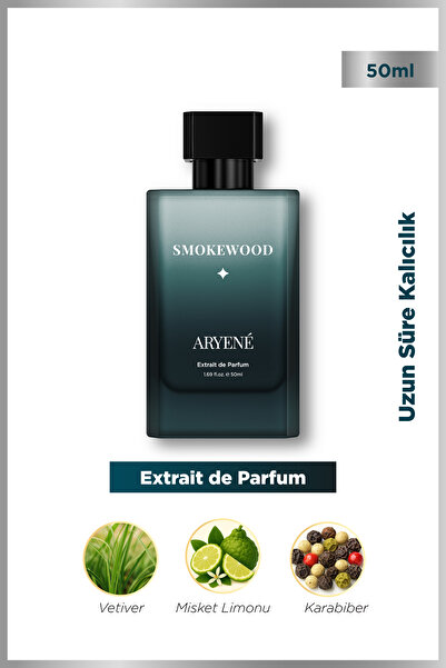 aryene Smokewood Début – Extrait de Parfum Erkek Parfümü 50 ml | Odunsu,Güçlü...