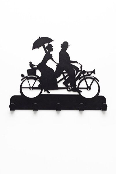 Evay Metal حامل مفاتيح - حامل مفاتيح معدني مزخرف - حامل مفاتيح على شكل دراجة