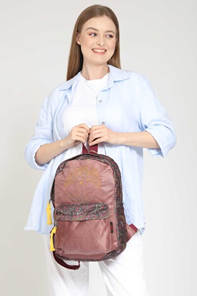 street&bagdnz Tree of Life Embroidered Ethnic Authentic Patterned Backpack Da...