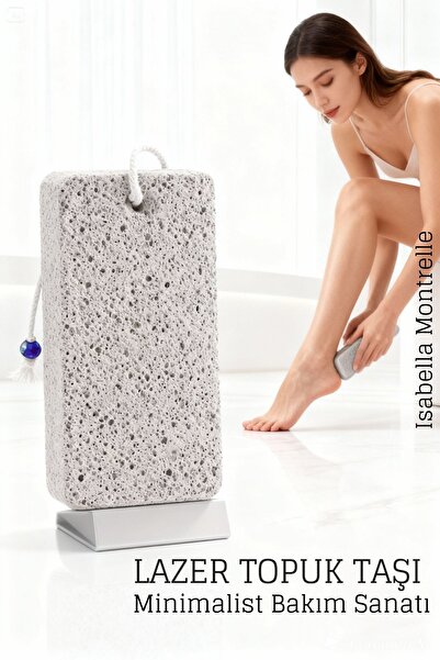 KaktüsKedi Lazer Kesim Doğal Ponza Topuk Taşı – Ayak Bakımı İçin Profesyonel ...