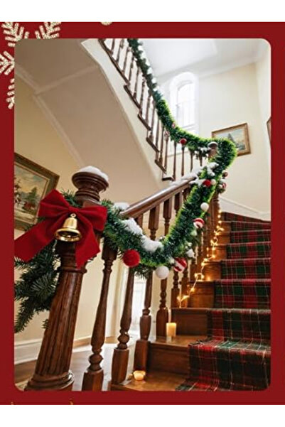 OEM Set 3x Beteală pentru Brad de Crăciun, 200 cm, Verde - By DBR