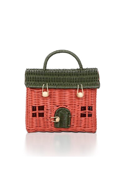 Mylamp Colorful Home Rattan Home Decorative Bag - Basket