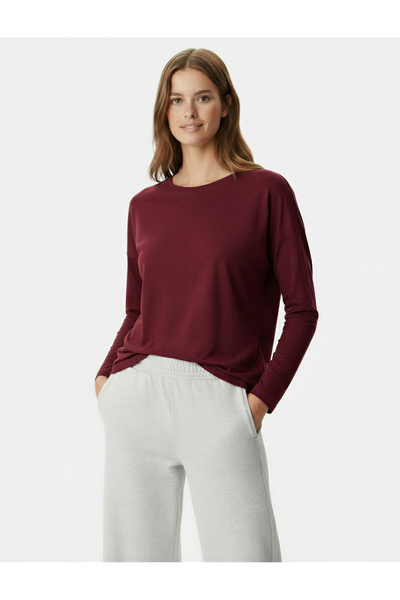 Koton Long Sleeve Crew Neck Striped T-Shirt