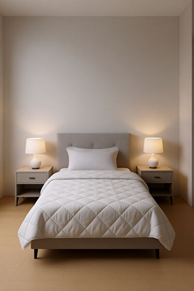 POLYCOTTON YORGAN TEK KİŞİLİK BASKISIZ (155x215)