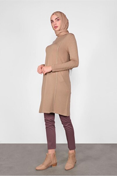 Alvina Silvery Strip Detail Tunic 41003