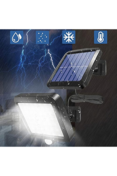 Generic Leon Home LED Solar Flood Light with Motion Detector IP65 120° for Garden