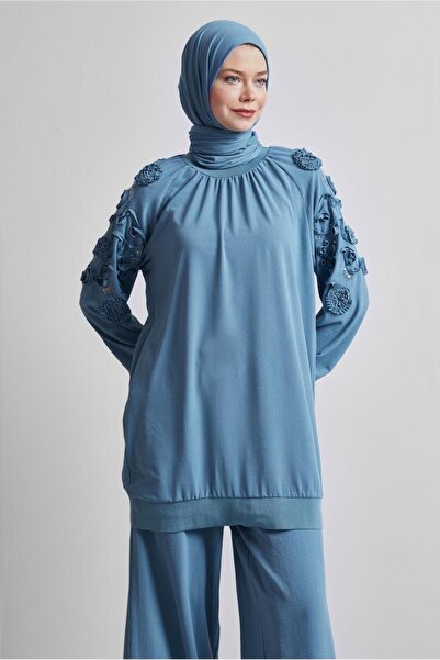 Alvina Wide Leg Trouser Suit 44698