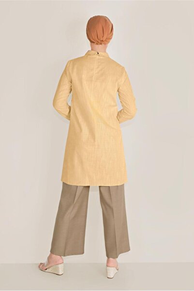 Alvina Cotton Buttoned Men's Collar Tunic 40576-1