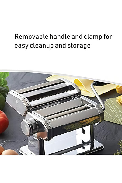 Generic Leon Home Advanced Noodle Maker: 8 adjustable thickness settings, hand crank