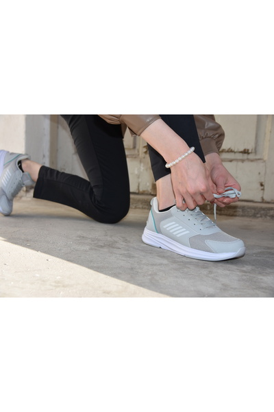 M.P. 231 1106 Comfolite Зручна внутрішня підошва Легкі шнуровані унісекс спортивні кросівки СІРІ