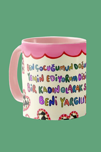 "WHO ARE YOU" Mug from the Hello Melody mug series - Digital print mug with original design 9.5x8 cm