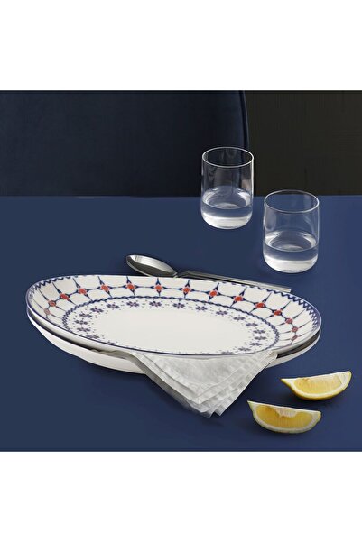 Elıps 2 Pieces 25 Cm Bonnet Boat Plate - 16141
