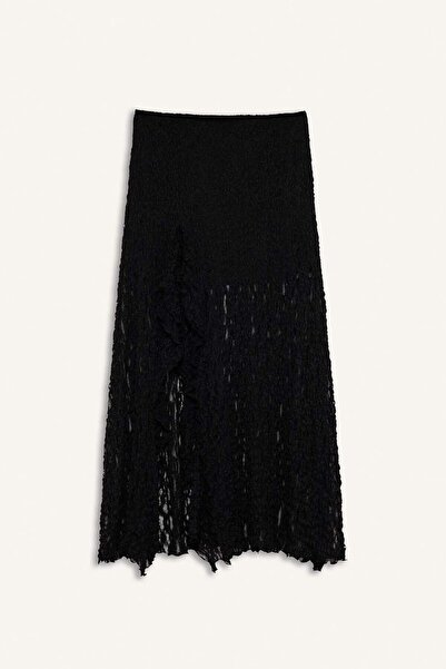 DeFacto A Form High Waist Lace Maxi Skirt F9518Ax25Au