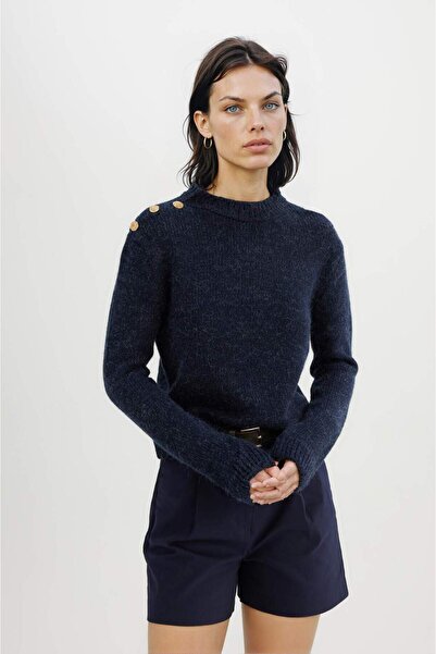 DeFacto Regular Fit Weicher Strukturierter Rundhals-Pullover C9075AX24WN