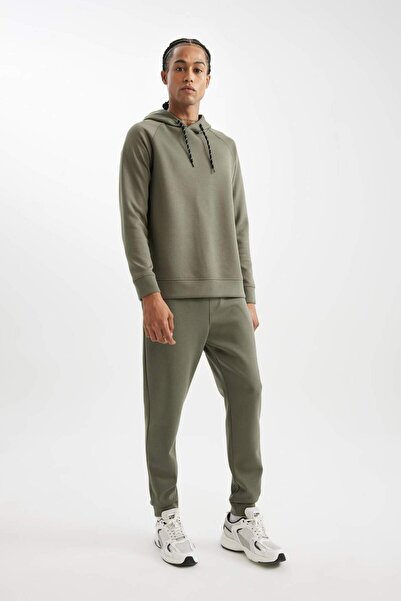 DeFacto Tepláky Fit Sportsman Jogger – Slim Fit, Slim Fit, Skuba Diving Fabric, Standardní noha 3162561