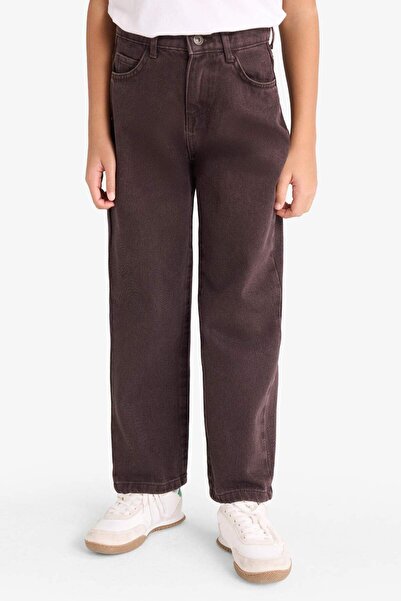 DeFacto Αγόρια Παντελόνια Τζιν με Φαρδιά Πόδια ίσια G2929A825AU