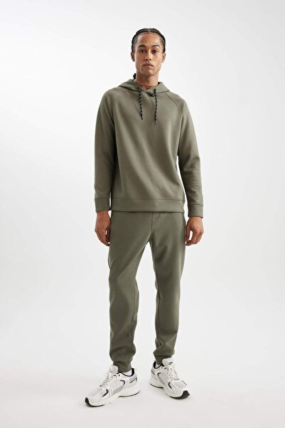 DeFacto Tepláky Fit Sportsman Jogger – Slim Fit, Slim Fit, Skuba Diving Fabric, Standardní noha 3162561