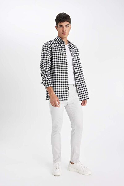 DeFacto Trousers Slim Fit Slim Fit Pocket Narrow Leg C9436Ax24Au