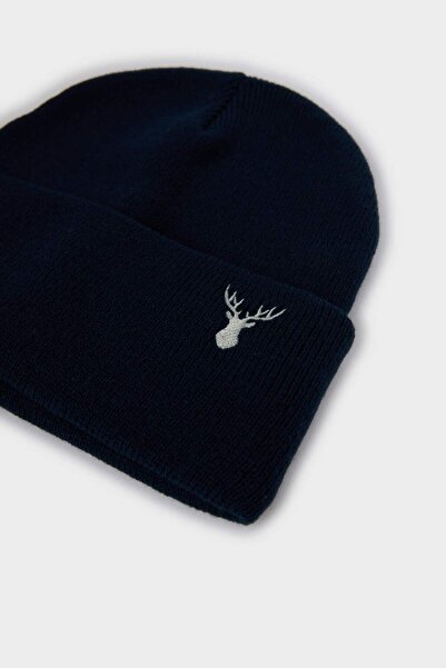 DeFacto Ανδρικό πλεκτό με θέμα την Πρωτοχρονιά Beanie A6630AX24WN