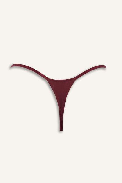 DeFacto Lace Detailed Satin Panties-Fall in Love F9390Ax25Wn