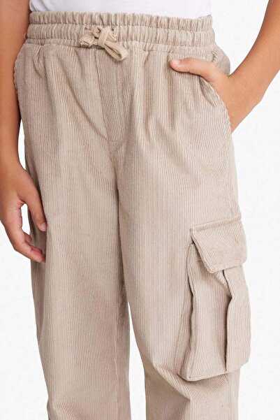 DeFacto Boy's Standard Leg Velvet Trousers G3106A825Wn