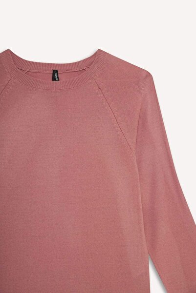 DeFacto Základní jednobarevný svetr s volným střihem a výstřihem do V I6913AZ25WN