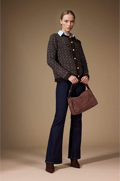 DeFacto Πλεκτή ζακέτα με κουμπιά με κανονική εφαρμογή D7671AX25WN