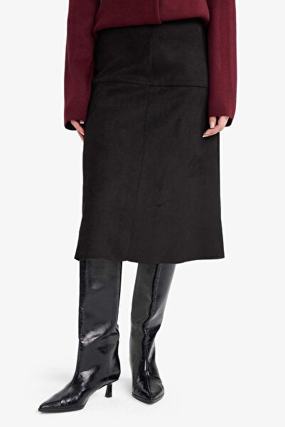 DeFacto A-Line Suede Skirt G3864Ax25Wn