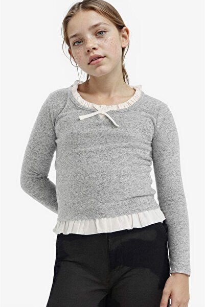 DeFacto Girl's Relax Fit Long Sleeve T-Shirt G3736A825Wn