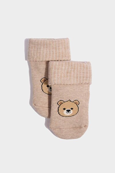 DeFacto Момчешки дълги памучни чорапи с неплъзгаща се подметка, 3 чифта F6714A5NS