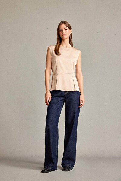 DeFacto Σατέν Αμάνικη Μπλούζα G0187AX25SM