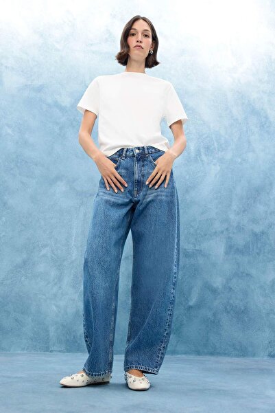 DeFacto Regular Fit Crew Neck Basic Απλό Χοντρό κοντομάνικο λευκό μπλουζάκι D7579ax25sp