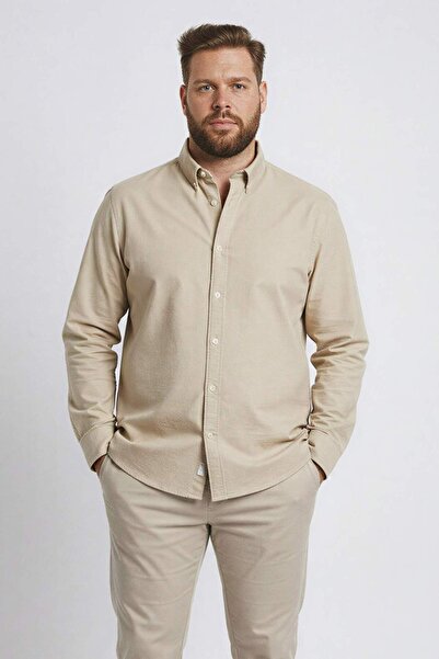 DeFacto Βαμβακερό μακρυμάνικο πουκάμισο με κανονική εφαρμογή E8112AX25AU