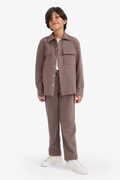 DeFacto Boy's Elastic Waist Standard Leg Trousers G3727A825Au