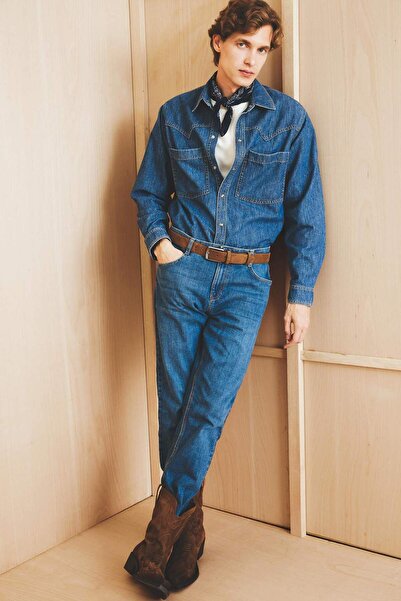 DeFacto Sergio Regular Fit Παντελόνι τζιν με κανονική εφαρμογή και κανονικό στήθος A6948AX23AU