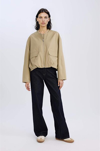 DeFacto Waterproof Pocket Zippered Lightweight Coat E3377Ax25Sp