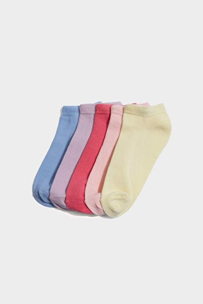 DeFacto Girl's 5-Pack Cotton Booties Socks F8692A8Ns