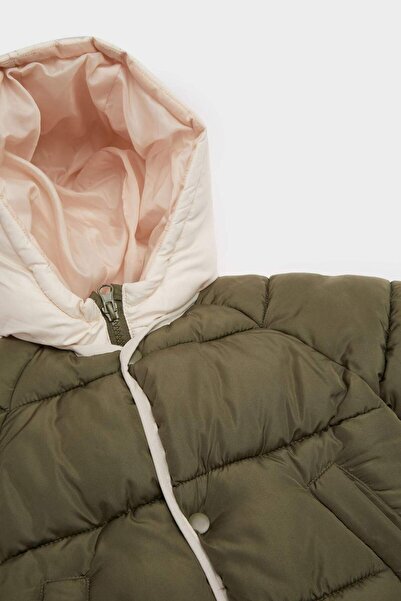 DeFacto Baby Boy Waterproof Hooded Inflatable Coat C3462A524Wn